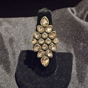 Paparazzi Brass Teardrop Cluster Ring
